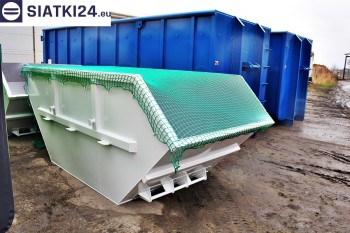 Siatki Siedlce - Siatka przykrywająca na kontener - zabezpieczenie przewożonych ładunków dla terenów Siedlce
